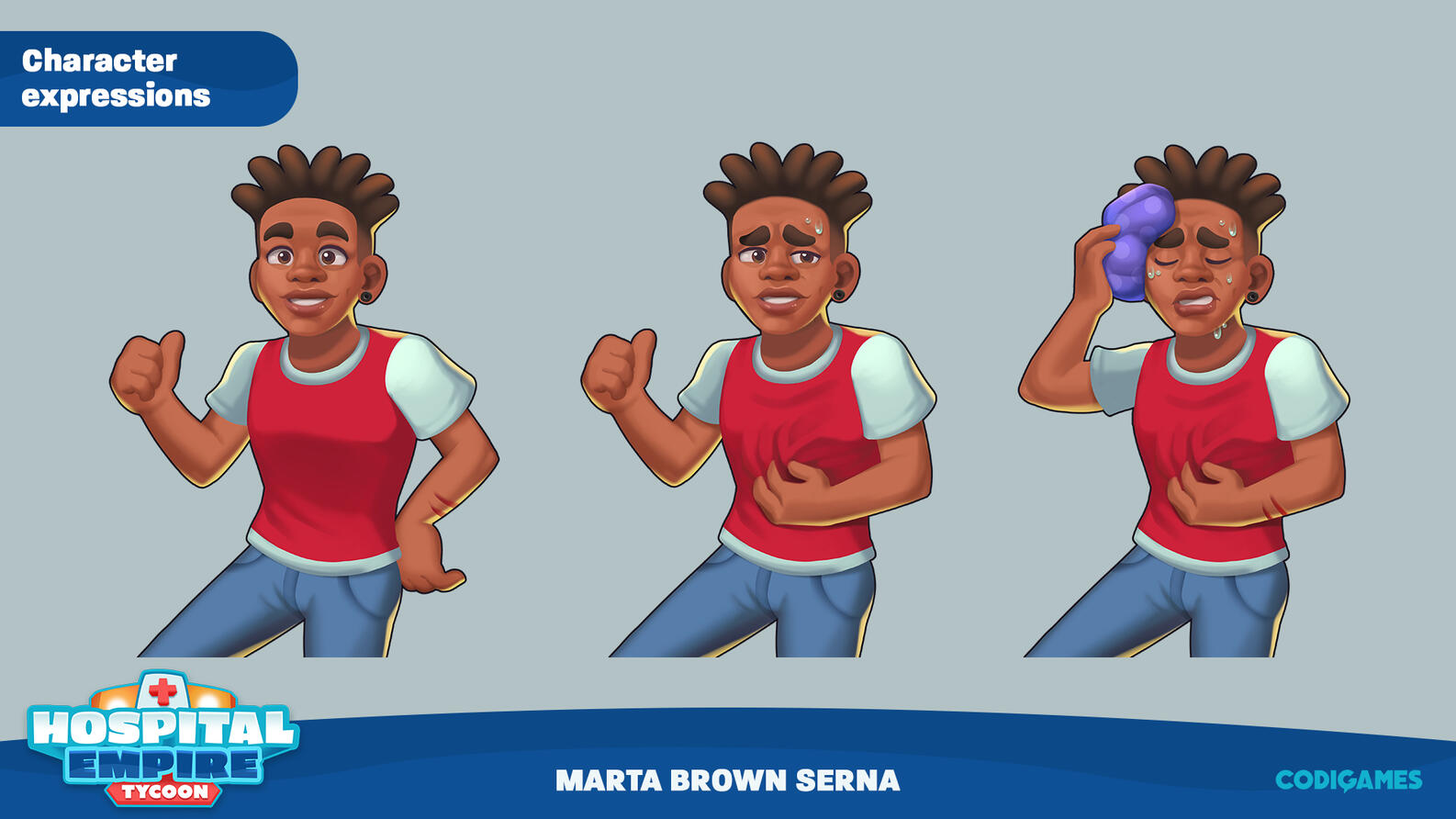 Hospital Empire Character expressions