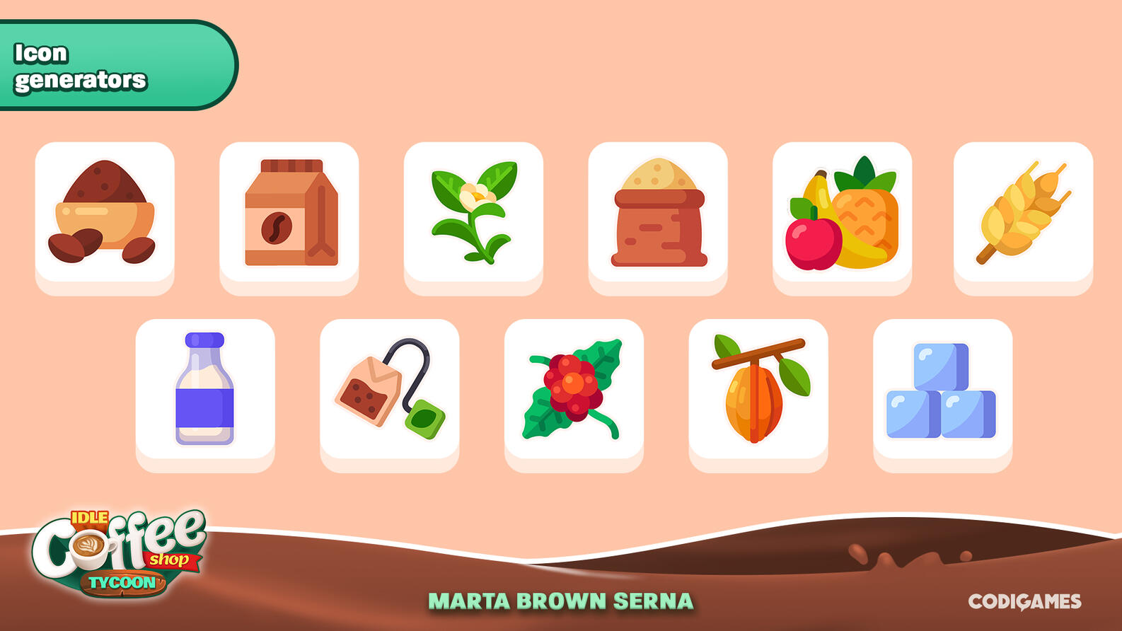 Coffe shop tycoon - icons