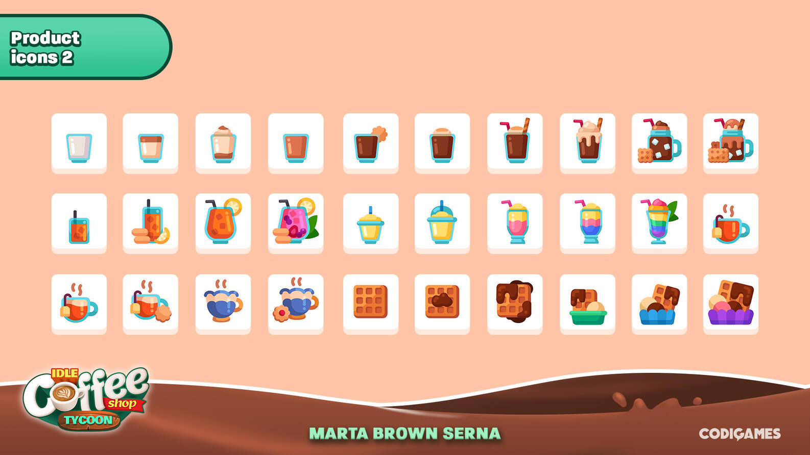 Coffe shop tycoon - icons