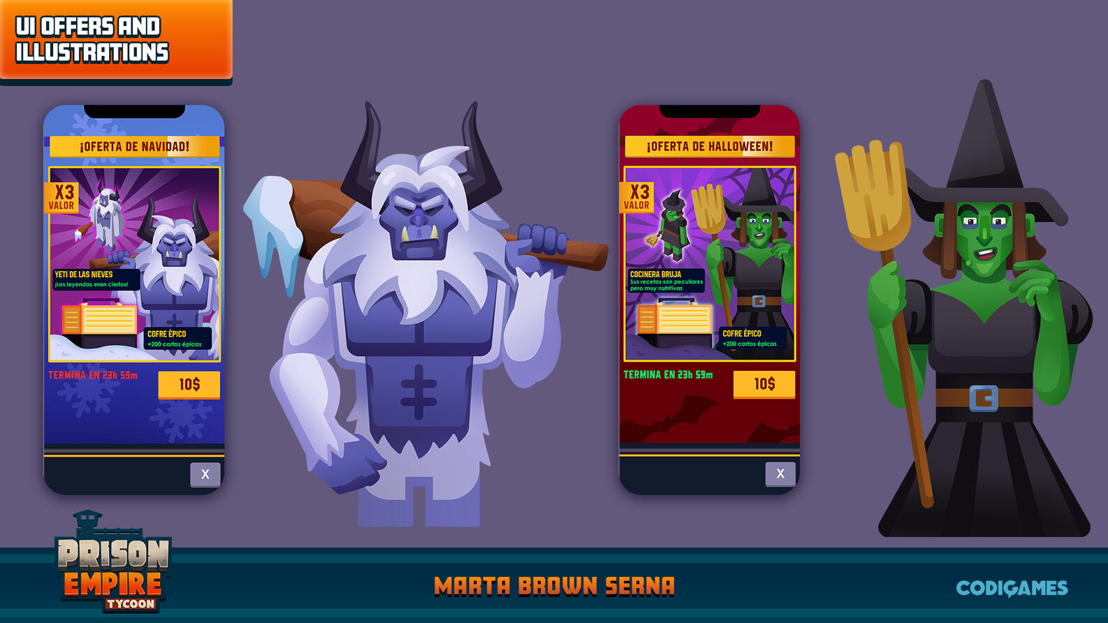 Prison Empire - UI Designs