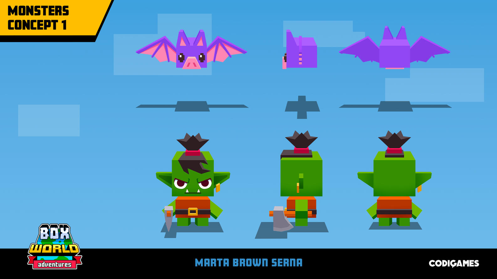 Box World - Monsters concept