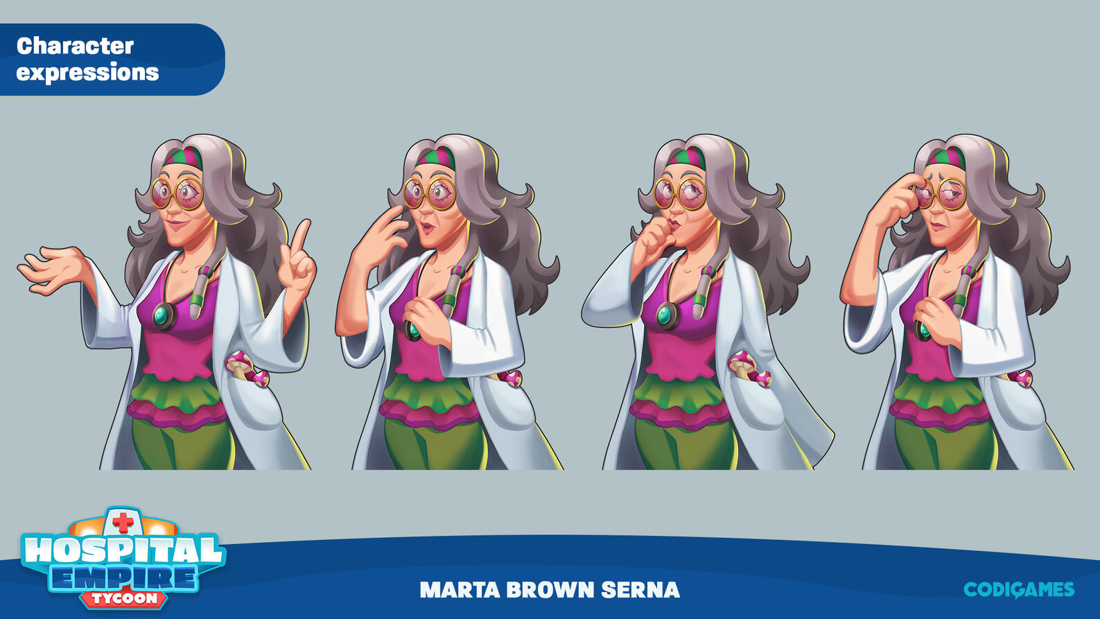 Hospital Empire Character expressions