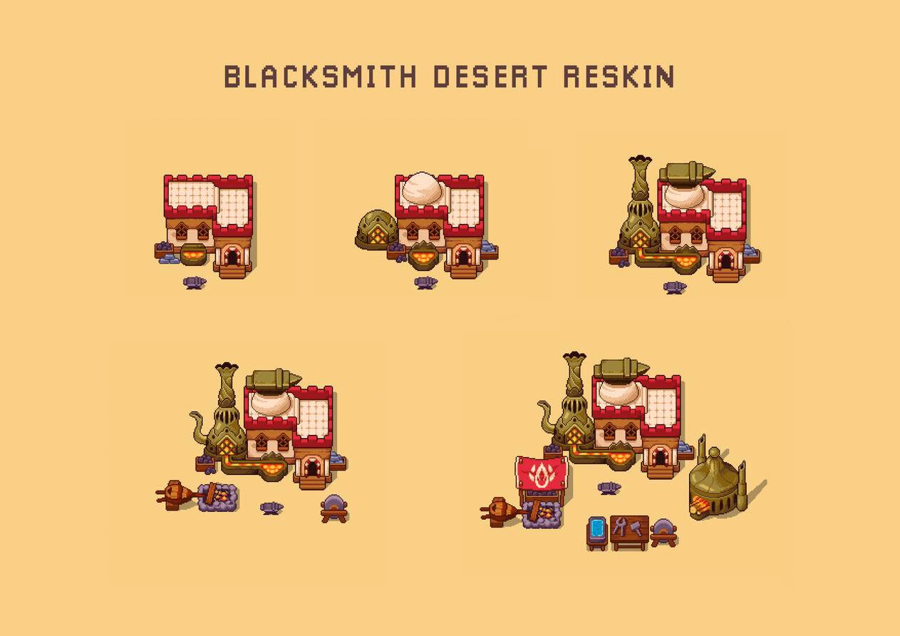 Desert Blacksmith reskin